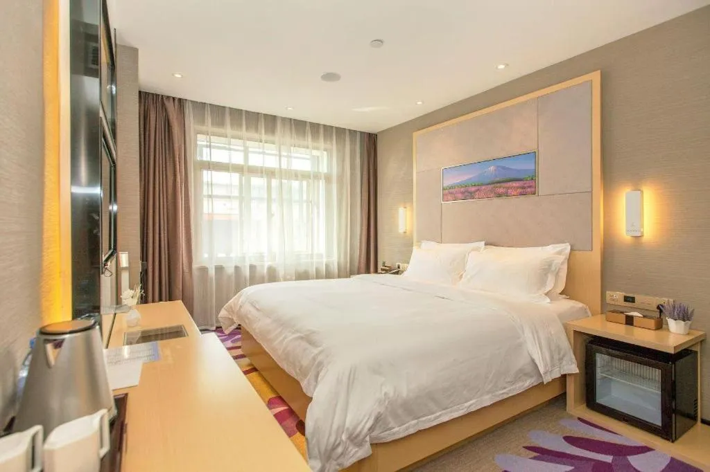 Bed in Lavande Hotel Wuhan Jianghan Road Subway Station