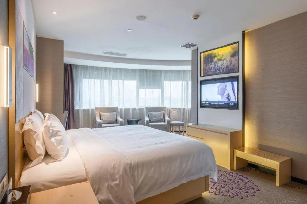 Bed in Lavande Hotel Wuhan Jianghan Road Subway Station