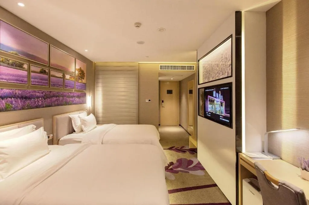 Bed in Lavande Hotel Wuhan Jianghan Road Subway Station