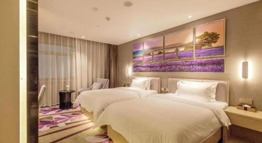 Bed in Lavande Hotel Wuhan Jianghan Road Subway Station