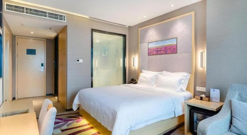 Bed in Lavande Hotel Wuhan Jianghan Road Subway Station