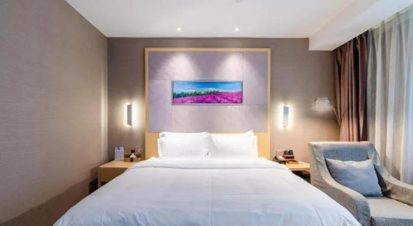 Bed in Lavande Hotel Wuhan Jianghan Road Subway Station
