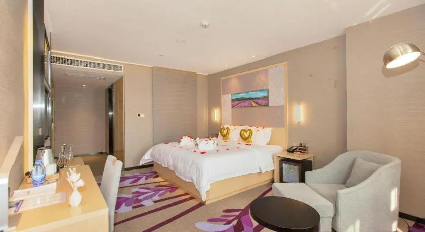Bed in Lavande Hotel Wuhan Jianghan Road Subway Station