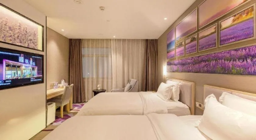Bed in Lavande Hotel Wuhan Jianghan Road Subway Station