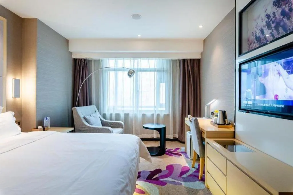 Bed in Lavande Hotel Wuhan Jianghan Road Subway Station