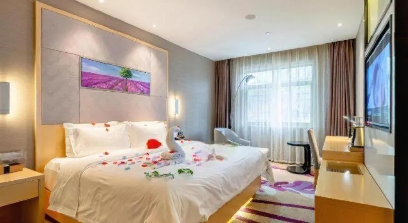 Bed in Lavande Hotel Wuhan Jianghan Road Subway Station