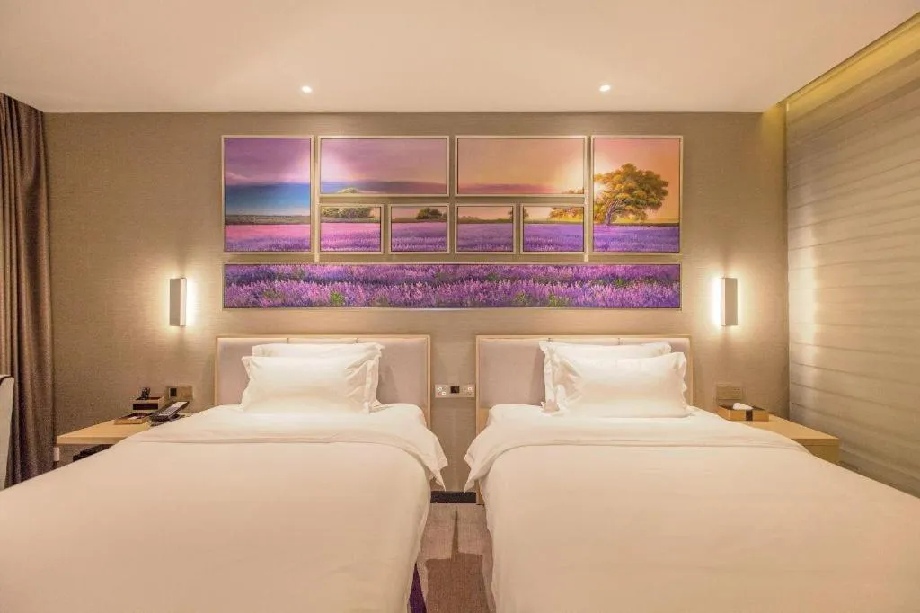 Bed in Lavande Hotel Wuhan Jianghan Road Subway Station