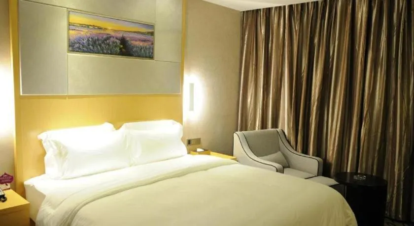 Bed in Lavande Hotel Guangzhou Shangxiajiu Pedestrian Street Hualin Temple Metro Station