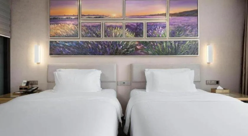 Bed in Lavande Hotel Guangzhou Shangxiajiu Pedestrian Street Hualin Temple Metro Station