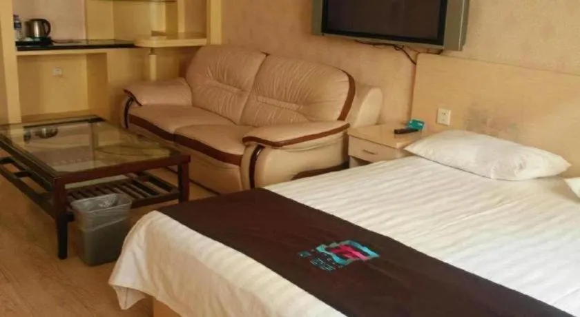 Bed in Pai Hotel Tianjin Binguan Metro Station Municipal Government