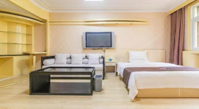 Bed in Pai Hotel Tianjin Binguan Metro Station Municipal Government Bed in Pai Hotel Tianjin Binguan Metro Station Municipal Government