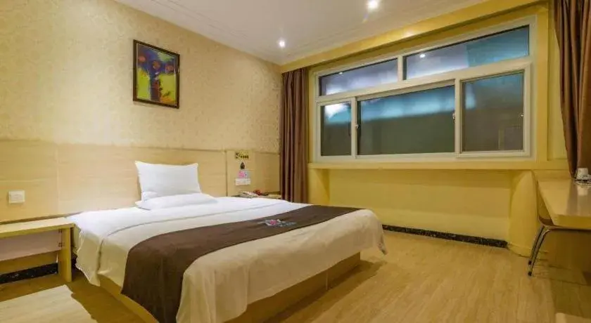 Bed in Pai Hotel Tianjin Binguan Metro Station Municipal Government Bed in Pai Hotel Tianjin Binguan Metro Station Municipal Government