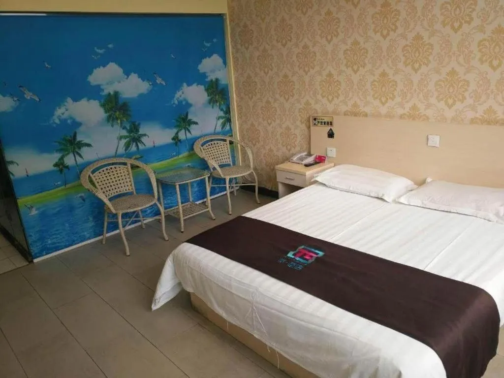 Bed in Pai Hotel Tianjin Binguan Metro Station Municipal Government