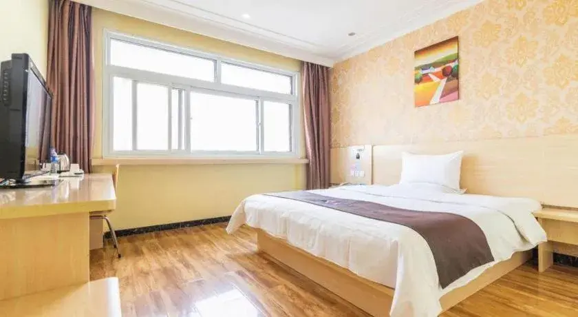 Bed in Pai Hotel Tianjin Binguan Metro Station Municipal Government Bed in Pai Hotel Tianjin Binguan Metro Station Municipal Government