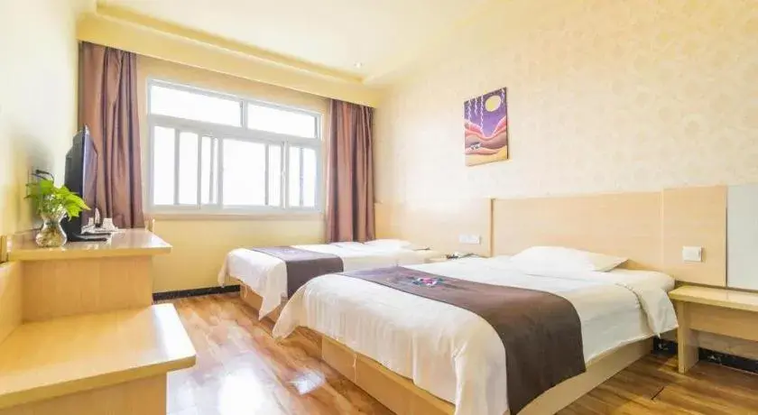 Bed in Pai Hotel Tianjin Binguan Metro Station Municipal Government Bed in Pai Hotel Tianjin Binguan Metro Station Municipal Government