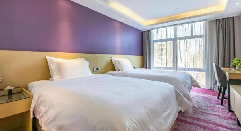 Bed in Lavande Hotel Beijing Olympic Village bird nest Bed in Lavande Hotel Beijing Olympic Village bird nest