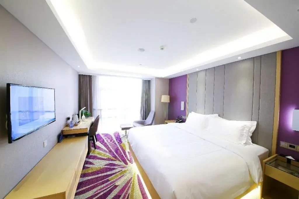 Bed in Lavande Hotel Beijing Olympic Village bird nest Bed in Lavande Hotel Beijing Olympic Village bird nest