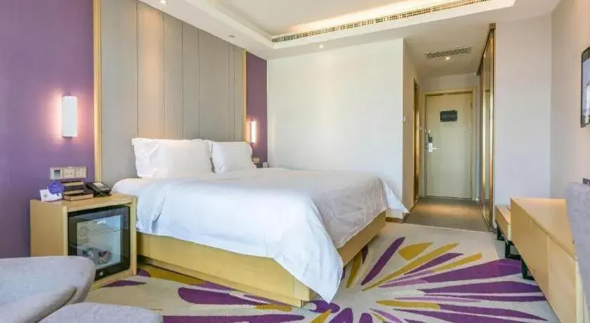 Bed in Lavande Hotel Beijing Olympic Village bird nest Bed in Lavande Hotel Beijing Olympic Village bird nest