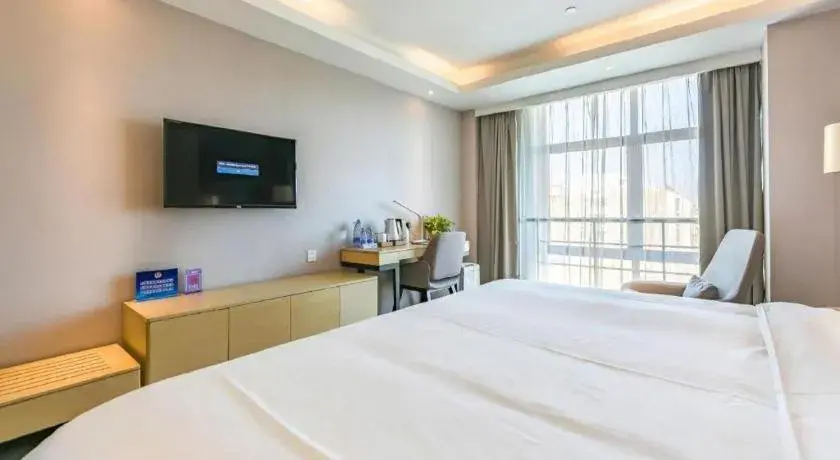 Bed in Lavande Hotel Beijing Olympic Village bird nest Bed in Lavande Hotel Beijing Olympic Village bird nest