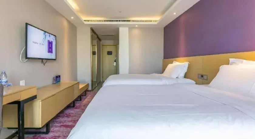 Bed in Lavande Hotel Beijing Olympic Village bird nest Bed in Lavande Hotel Beijing Olympic Village bird nest