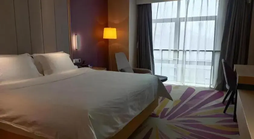 Bed in Lavande Hotel Beijing Olympic Village bird nest Bed in Lavande Hotel Beijing Olympic Village bird nest