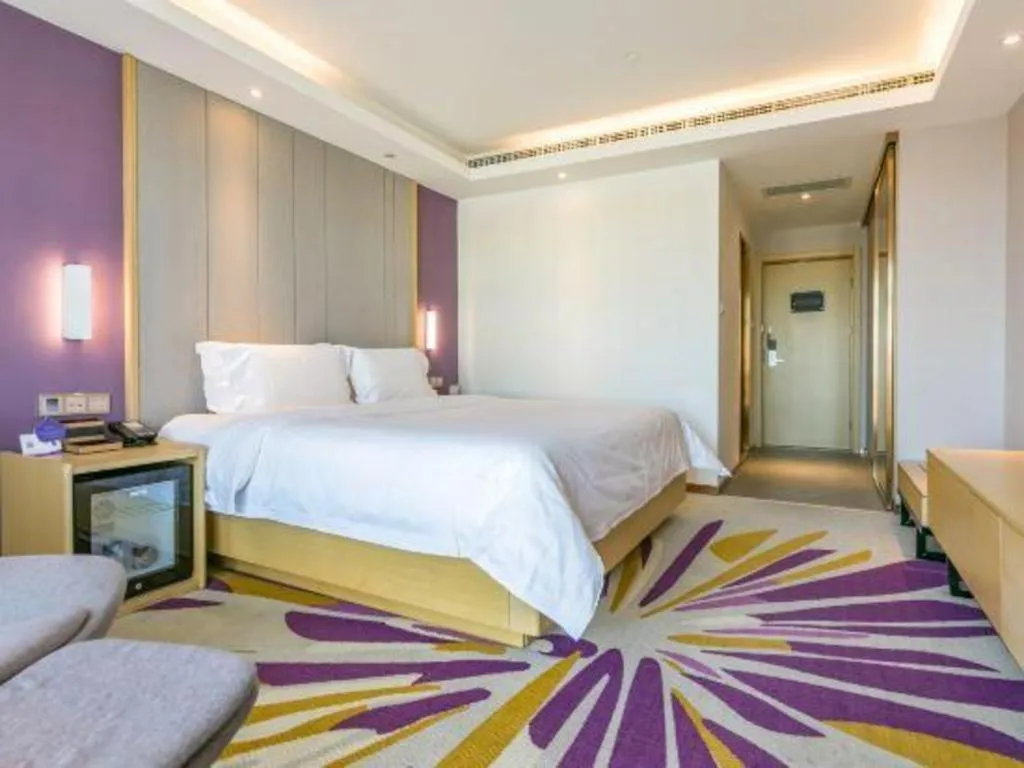 Bed in Lavande Hotel Beijing Olympic Village bird nest