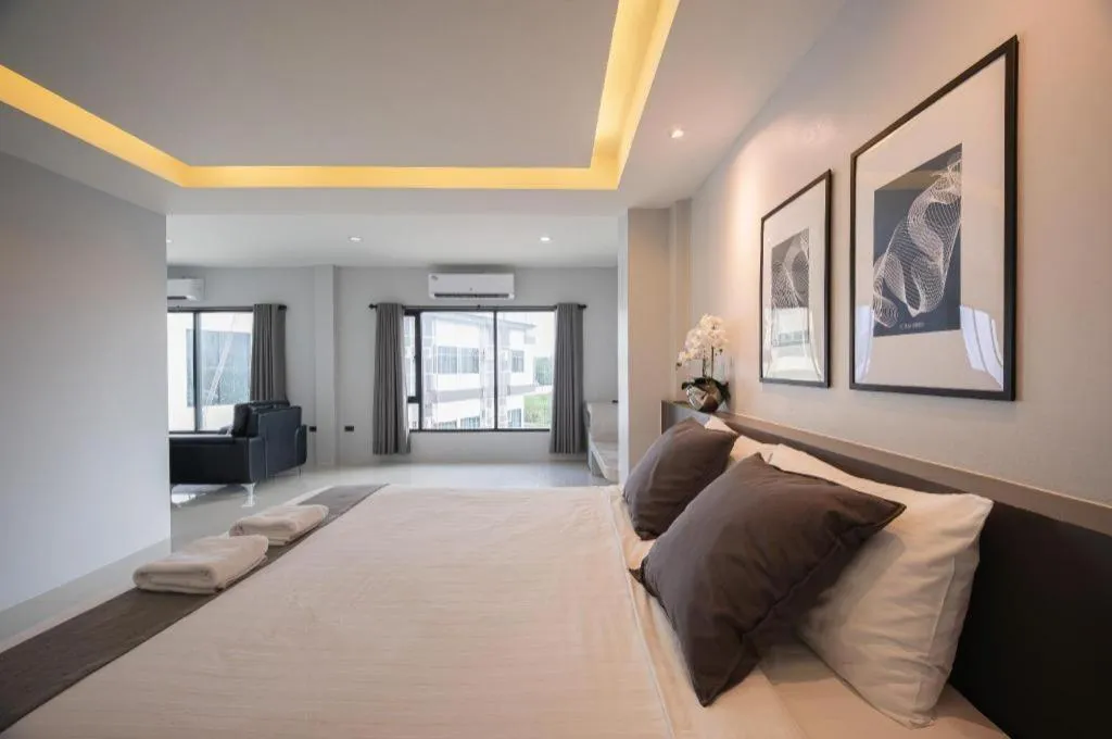 Bed in C2U Hotel Uthai Thani