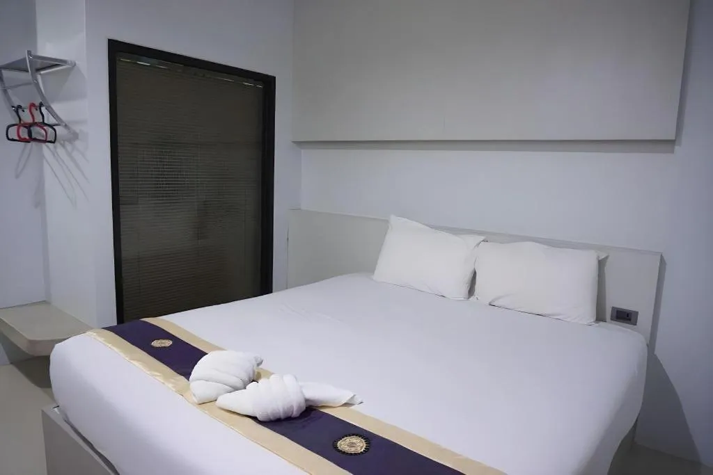 Bed in C2U Hotel Uthai Thani