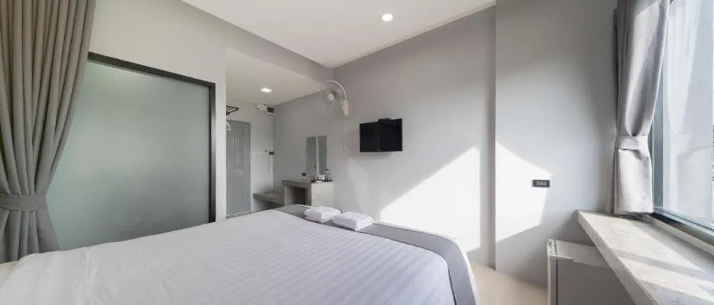 Bed in C2U Hotel Uthai Thani