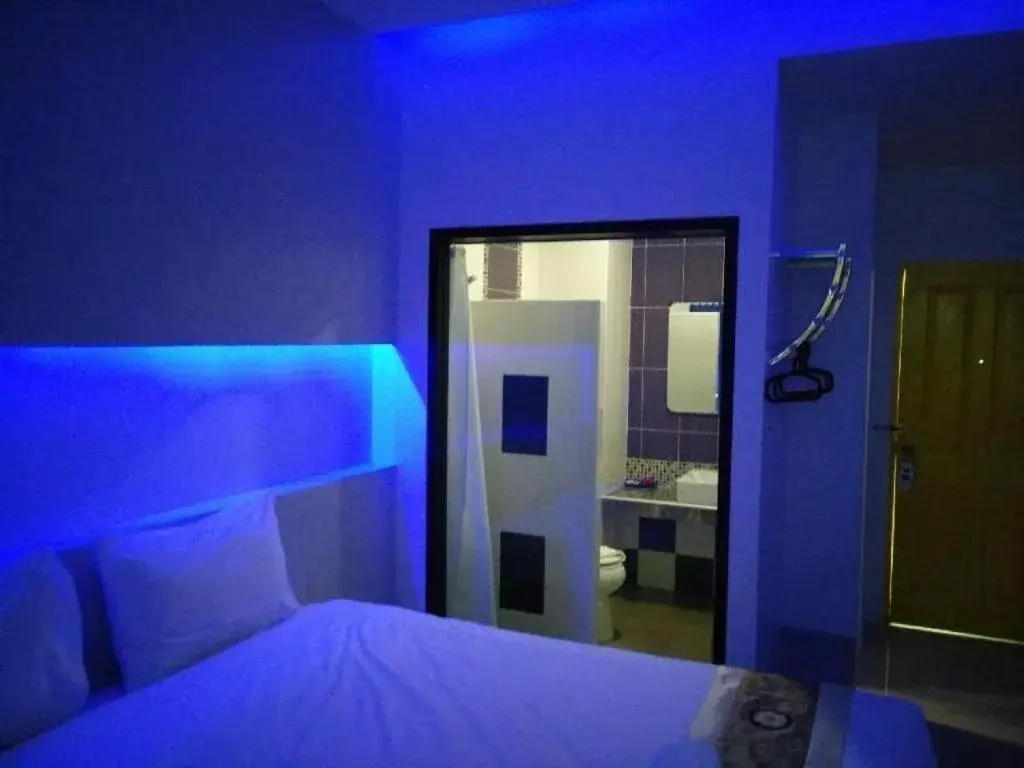 Bed in C2U Hotel Uthai Thani Bed in C2U Hotel Uthai Thani