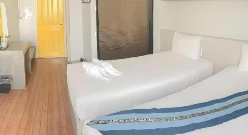 Bed in C2U Hotel Uthai Thani