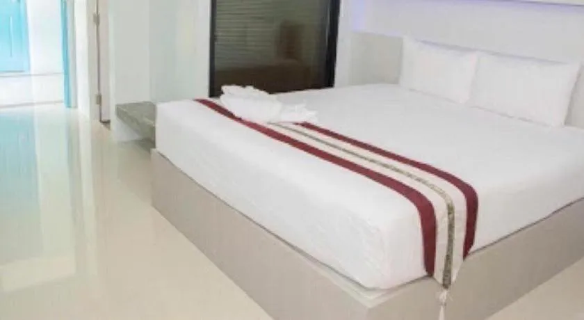 Bed in C2U Hotel Uthai Thani
