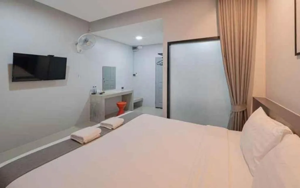 Bed in C2U Hotel Uthai Thani