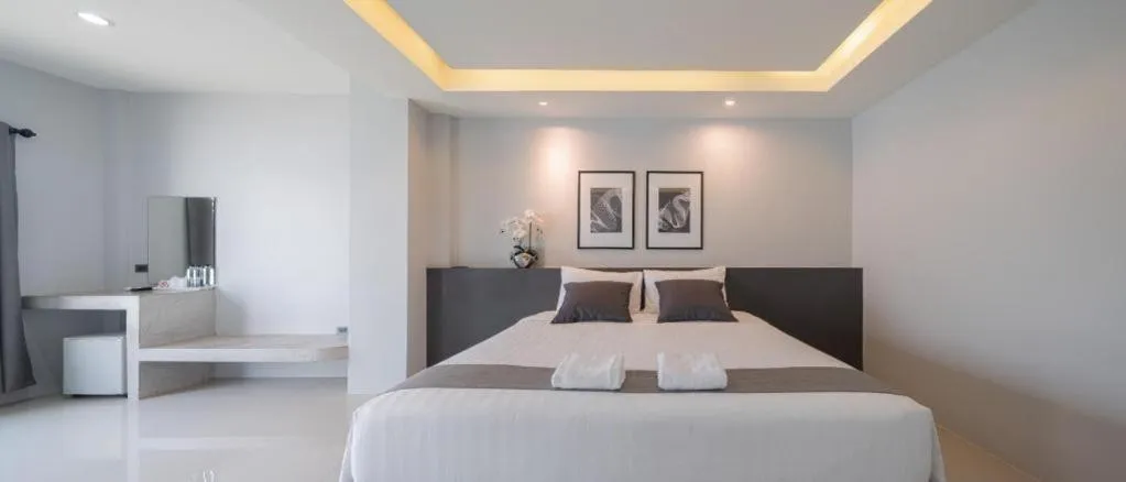 Bed in C2U Hotel Uthai Thani