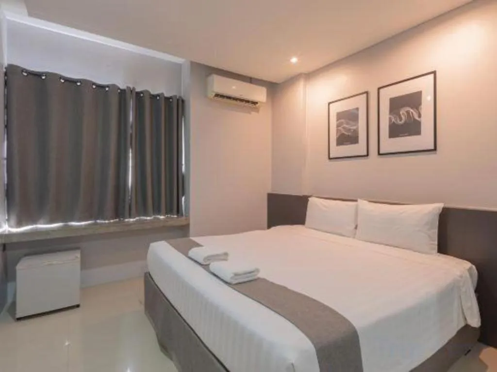 Bed in C2U Hotel Uthai Thani