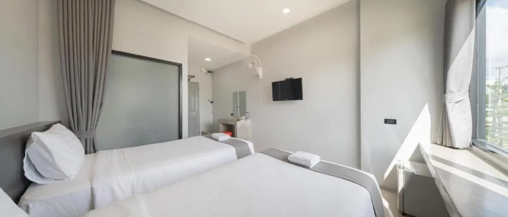 Bed in C2U Hotel Uthai Thani