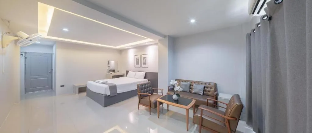 Bed in C2U Hotel Uthai Thani