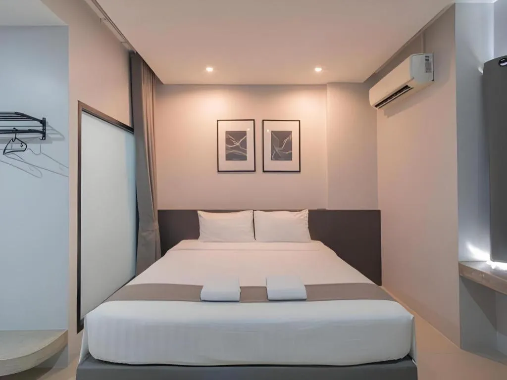 Bed in C2U Hotel Uthai Thani