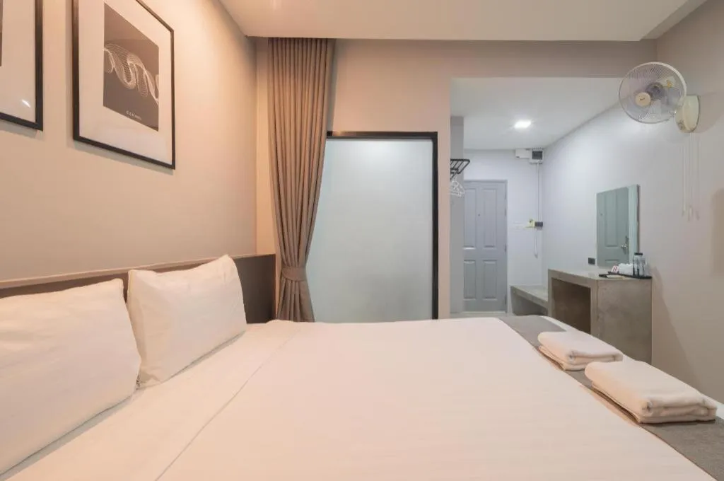 Bed in C2U Hotel Uthai Thani
