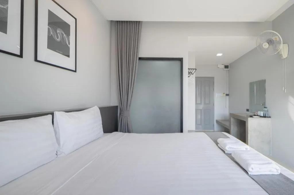 Bed in C2U Hotel Uthai Thani