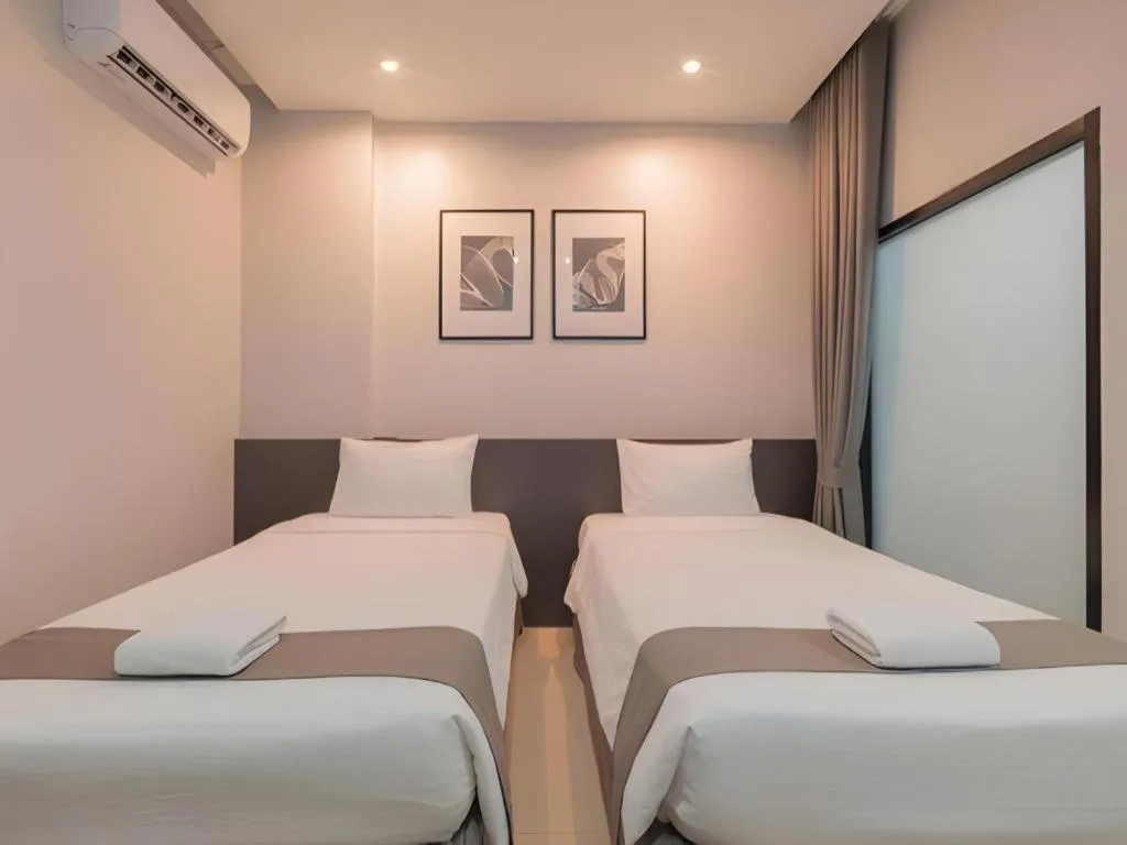 Bed in C2U Hotel Uthai Thani