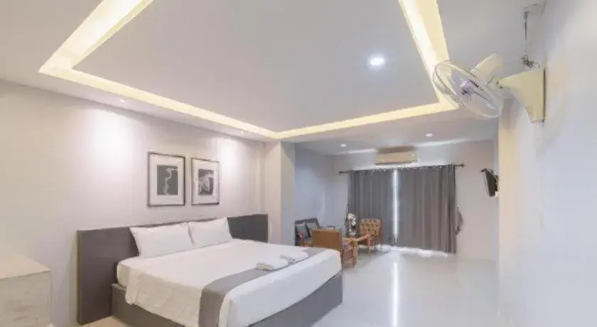 Bed in C2U Hotel Uthai Thani Bed in C2U Hotel Uthai Thani