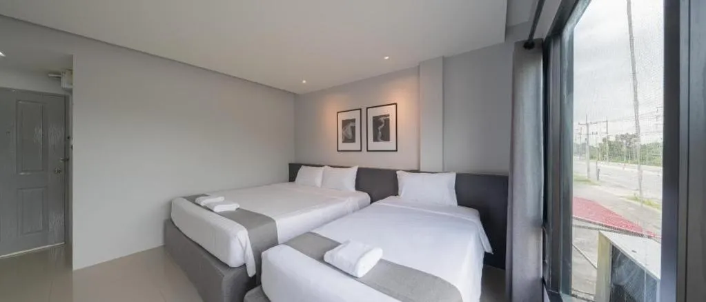 Bed in C2U Hotel Uthai Thani