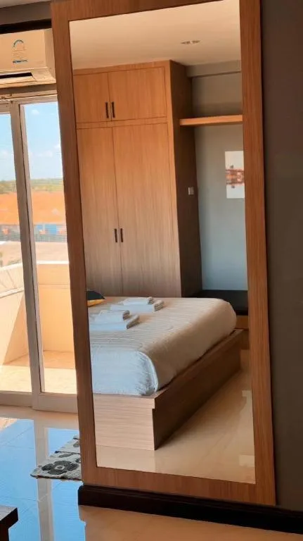 Bed in Home Place Lopburi Hotel