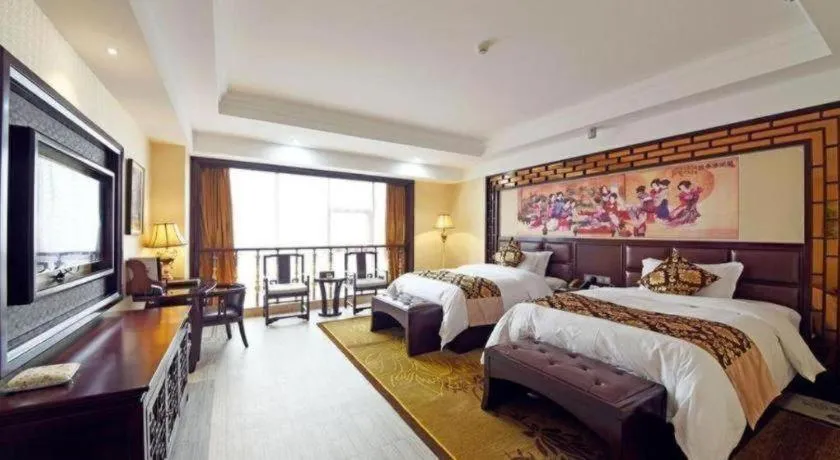 Bed in Wanjiale International Hotel