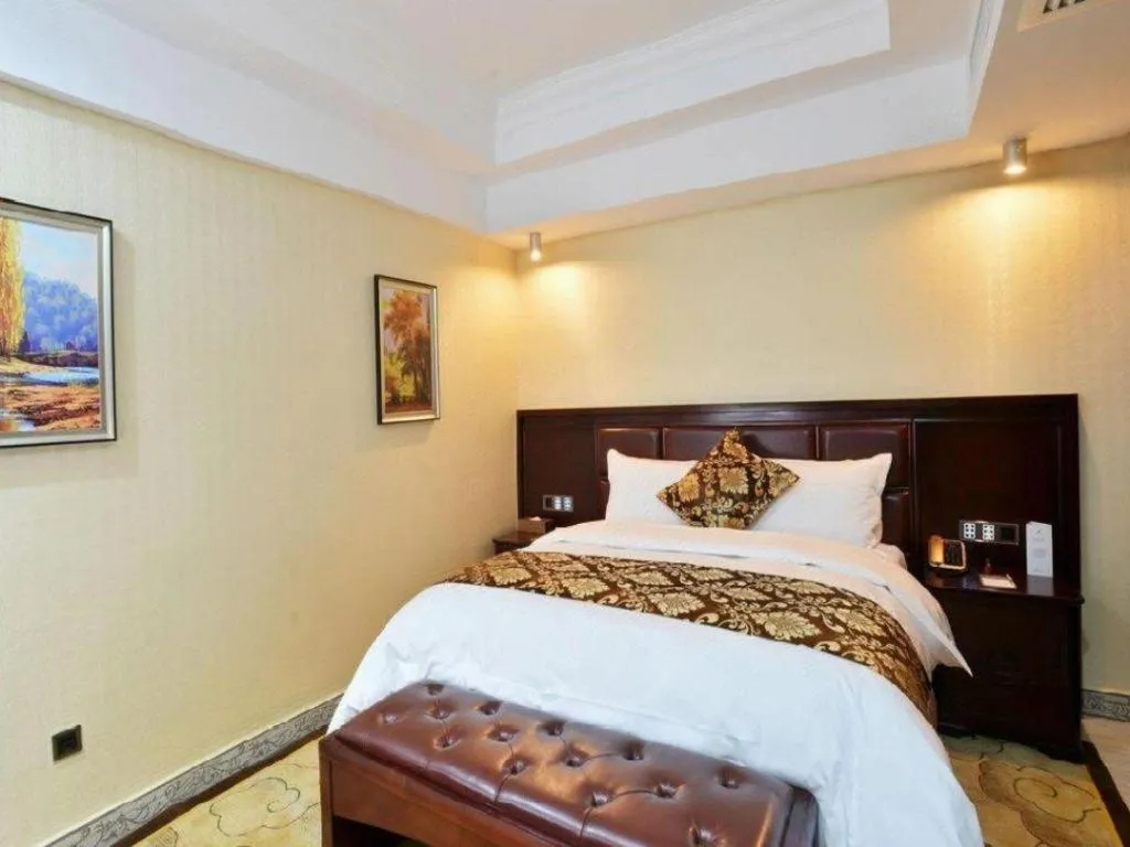 Bed in Wanjiale International Hotel