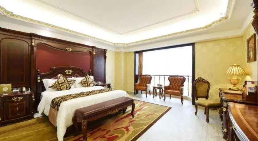 Bed in Wanjiale International Hotel Bed in Wanjiale International Hotel