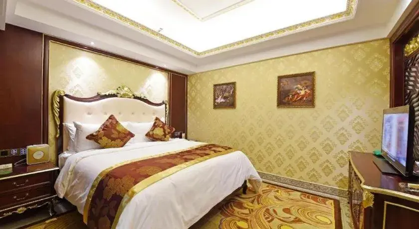 Bed in Wanjiale International Hotel Bed in Wanjiale International Hotel