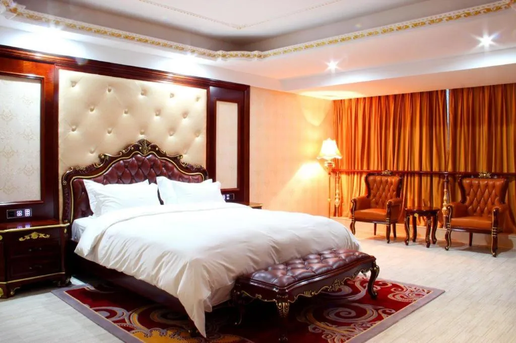 Bed in Wanjiale International Hotel