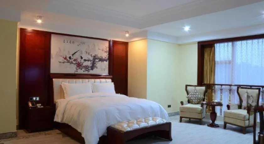 Bed in Wanjiale International Hotel